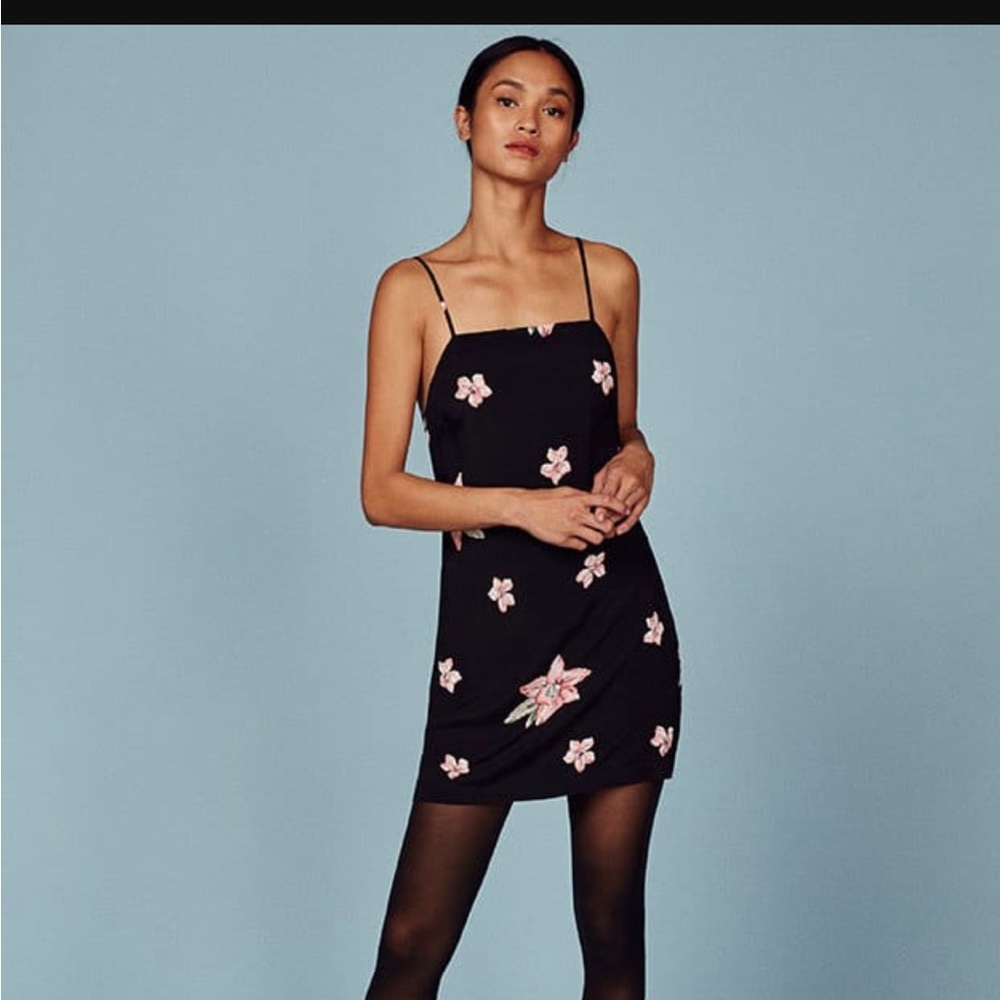 Reformation Cece Dress in Lelani Floral, Size S.